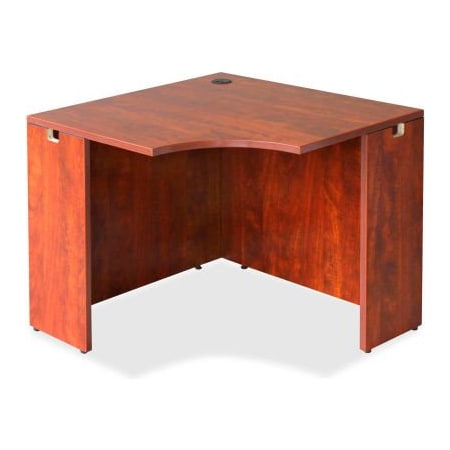 Lorell Lorell Corner Desk - 35.38"W x 35.38"D - Cherry - Essentials Series 69871